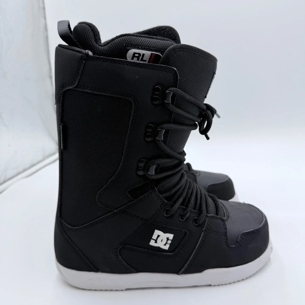 DC Phase 2023 Mens Snowboard Boots Black White ADYO200053 Size 7